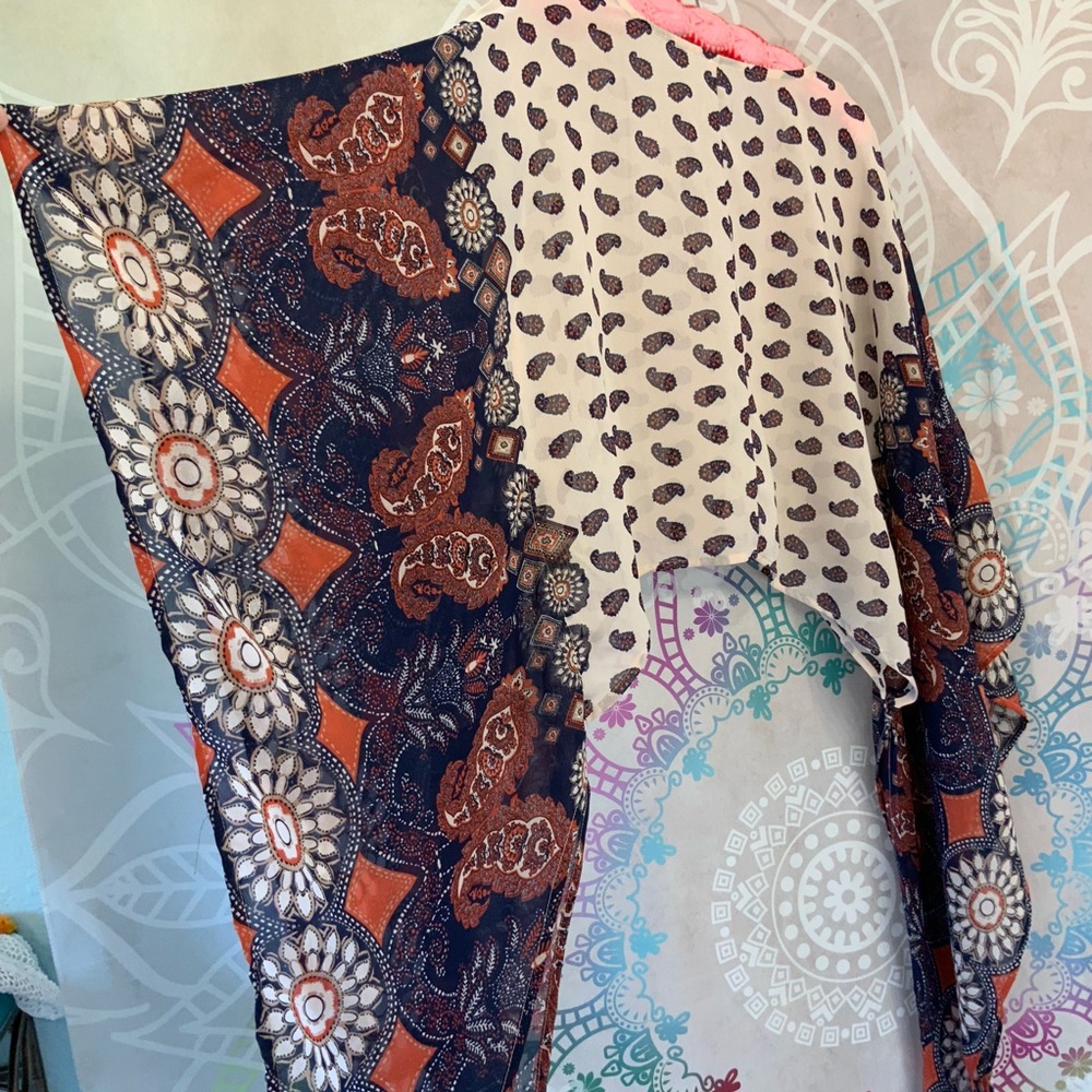 Sheer Crop Kimono